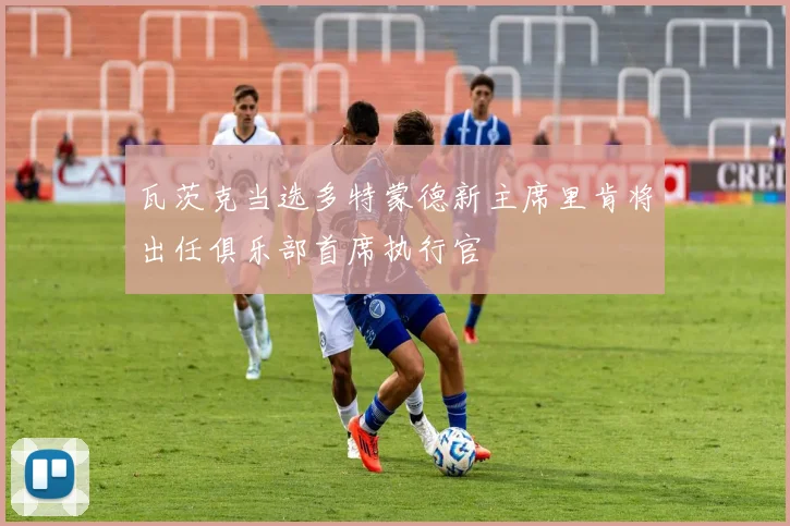 瓦茨克当选多特蒙德新主席里肯将出任俱乐部首席执行官