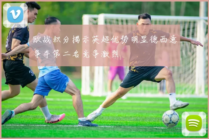 欧战积分揭示英超优势明显德西意争夺第二名竞争激烈
